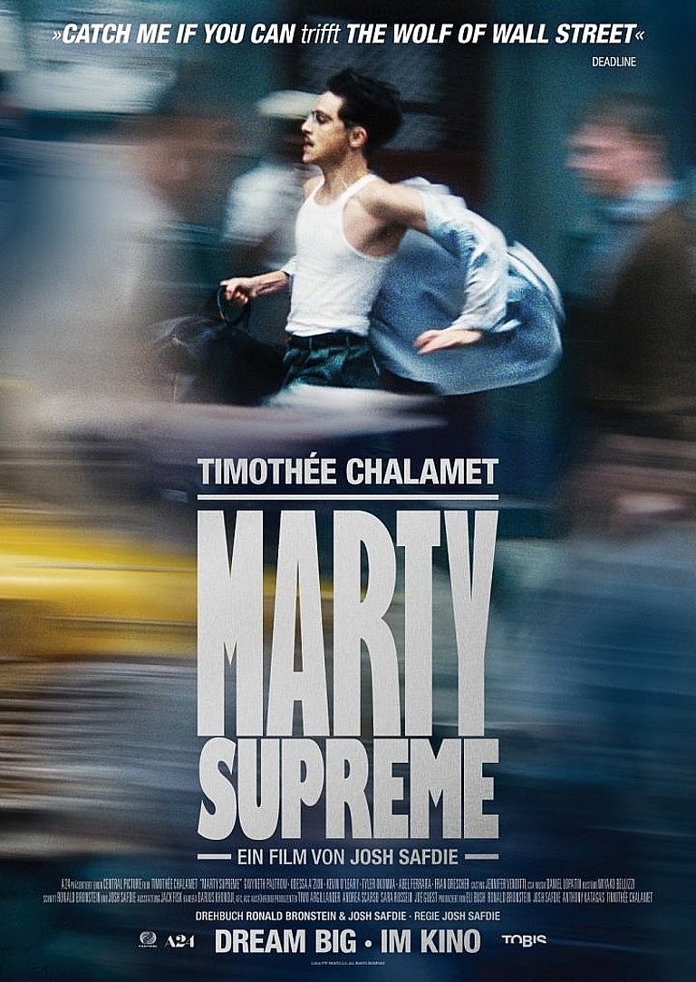 Filmplakat des Films MARTY SUPREME - SK