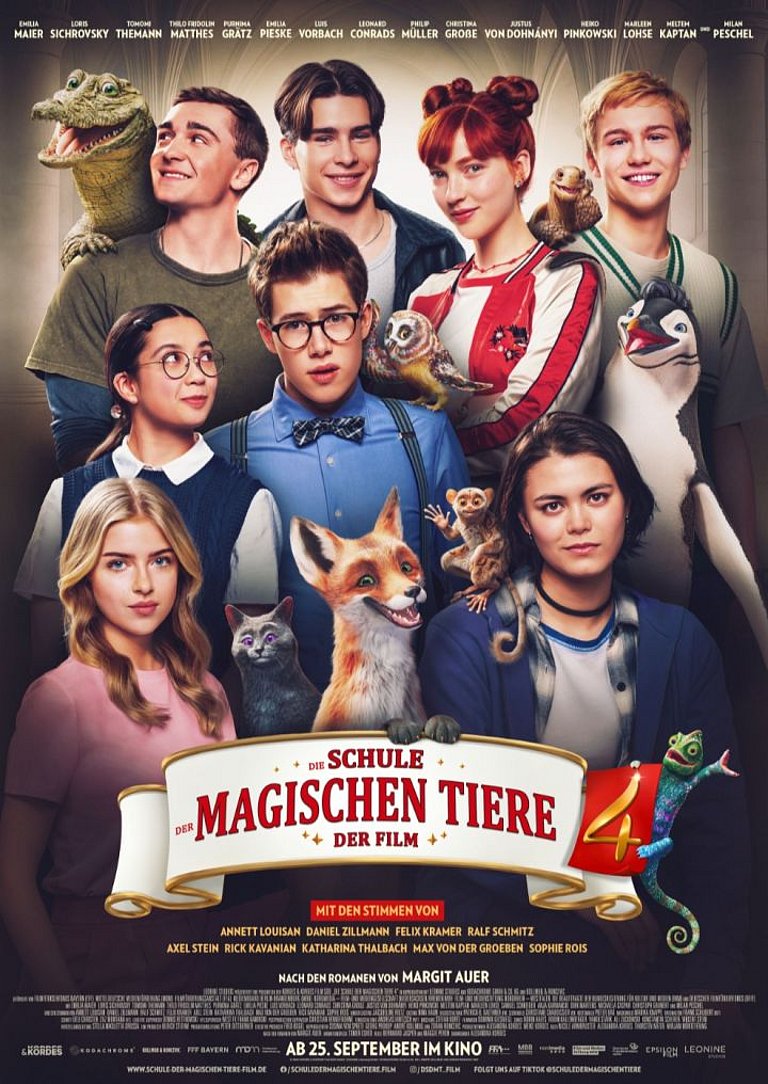 Filmplakat des Films DIE SCHULE DER MAGISCHEN TIERE 4 - SK