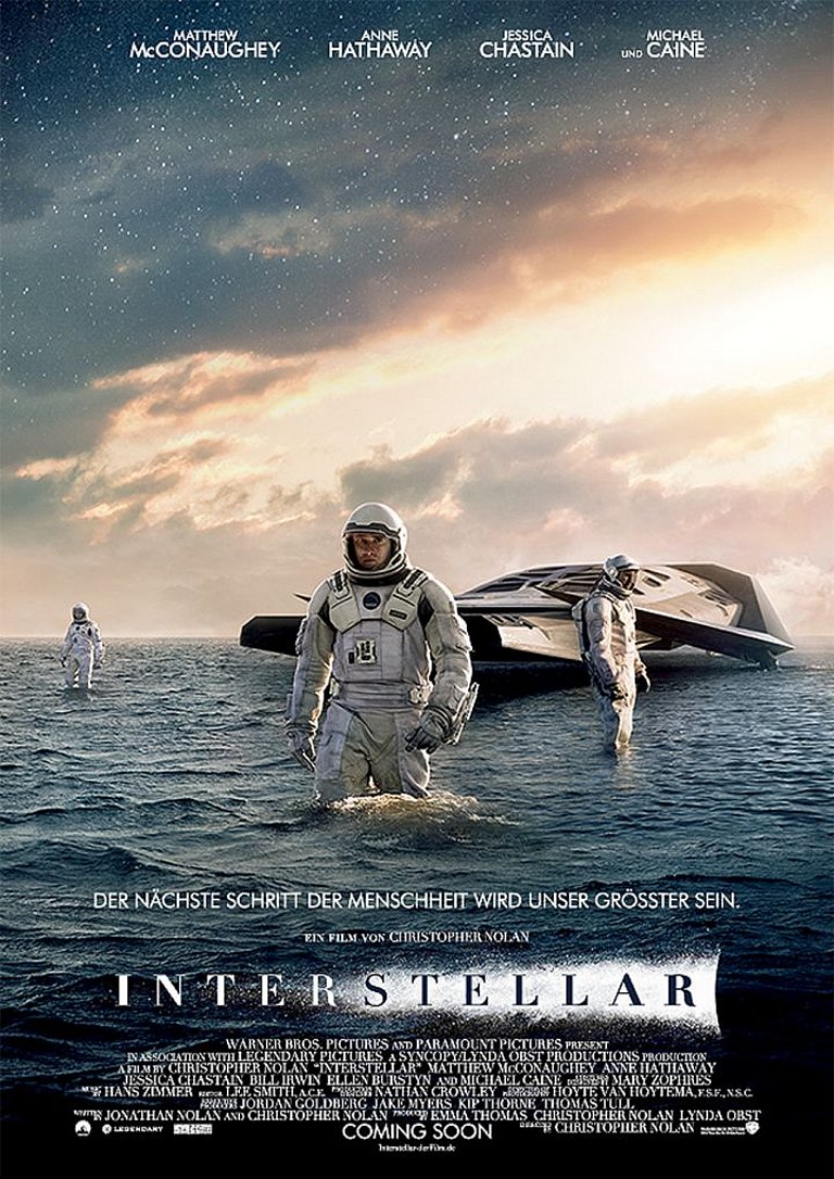 Filmplakat des Films Interstellar
