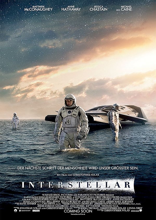 Filmplakat des Films Interstellar
