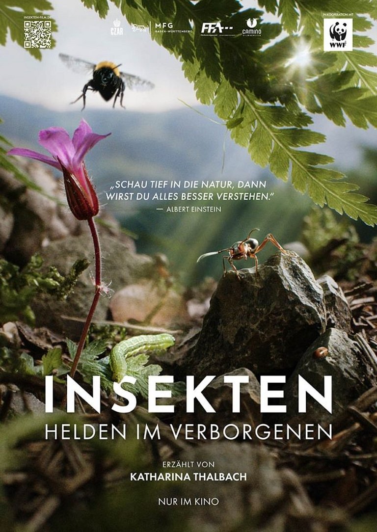 Filmplakat des Films Insekten - Helden im Verborgenen
