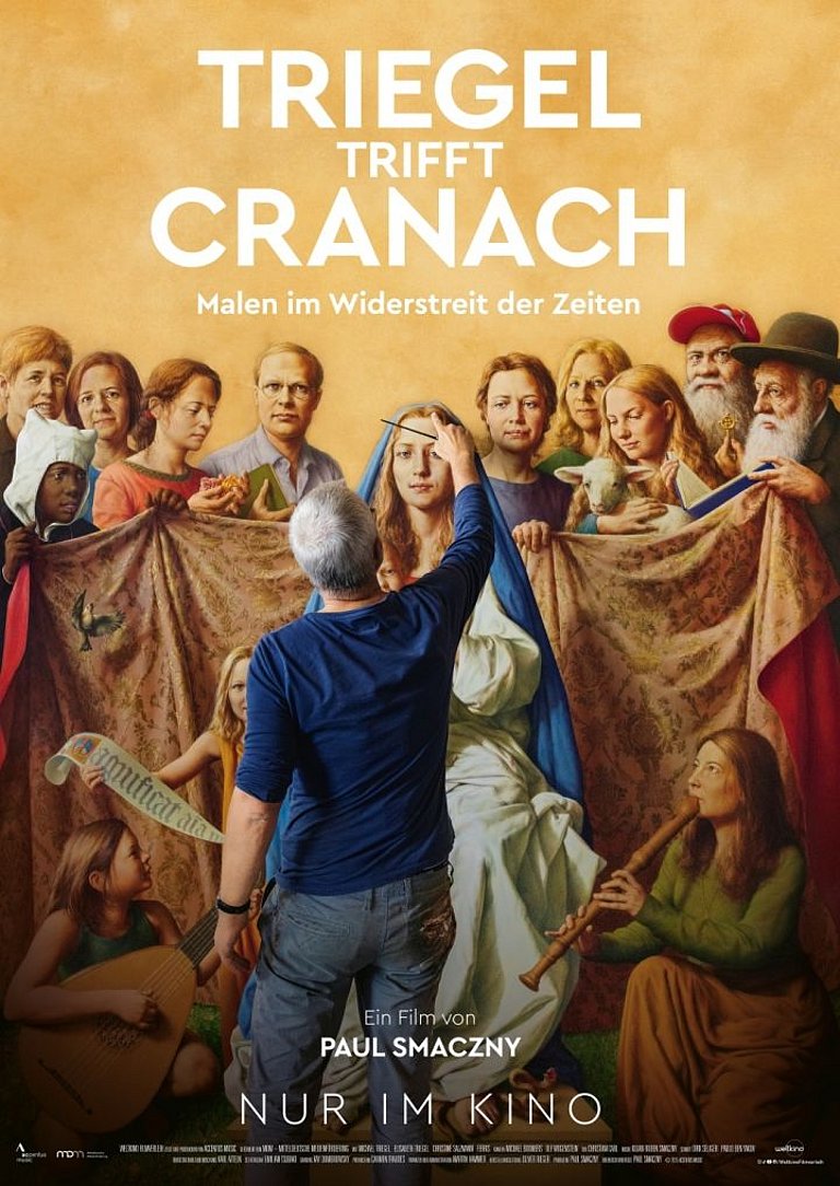 Filmplakat des Films Triegel trifft Cranach - Malen im Widerstreit der Zeiten