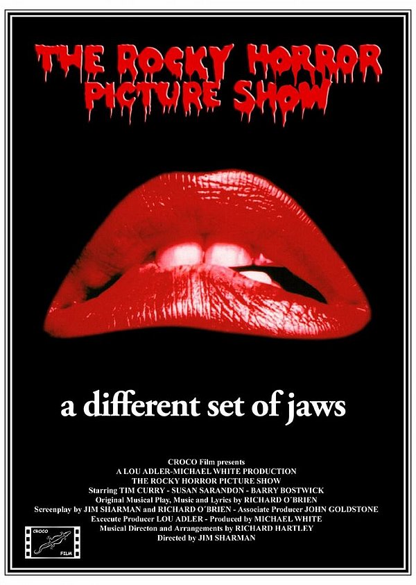 Filmplakat des Films THE ROCKY HORROR PICTURE SHOW - KLASSIKER - SK