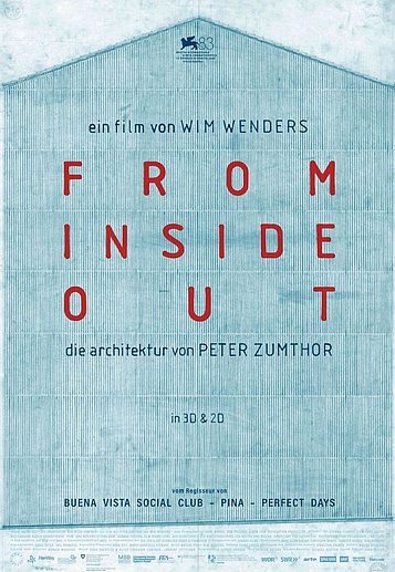 Filmplakat des Films FROM INSIDE OUT - Die Architektur von Peter Zumthor