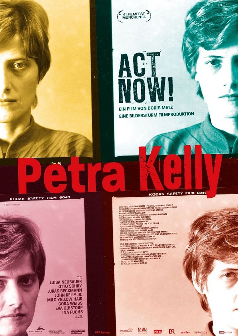 Filmplakat des Films Petra Kelly - Act Now!